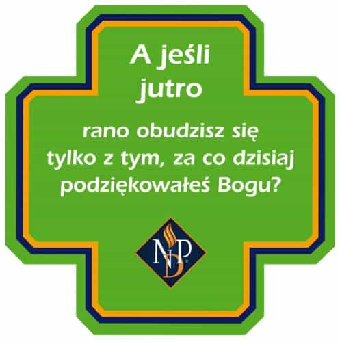 Naklejka – A jeśli jutro rano…