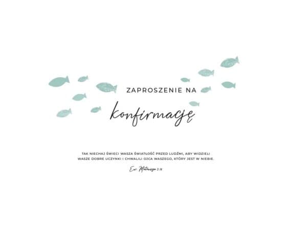 Zaproszenie na konfirmację wzór 1/21
