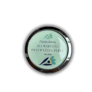 Lusterko kieszonkowe okrągłe – Dzielna kobieta