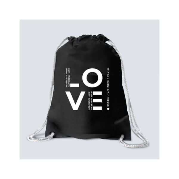 Worek z nadrukiem – LOVE