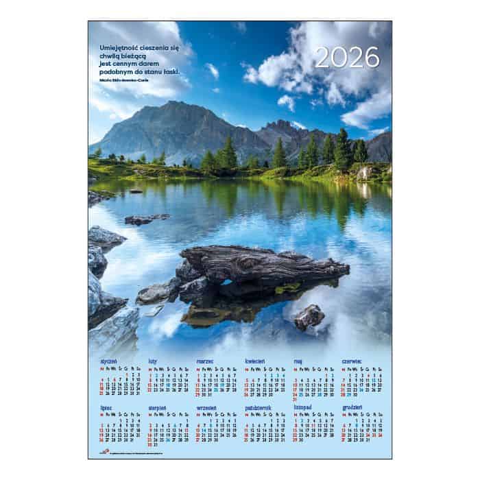 Kalendarz 2026 – plakat duży góry