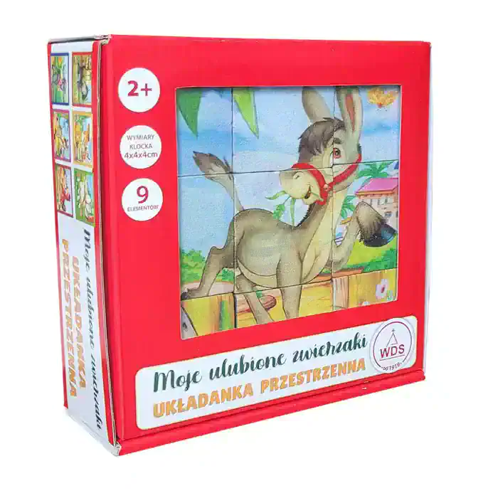 Moje ulubione zwierzaki-układanka przestrzenna
