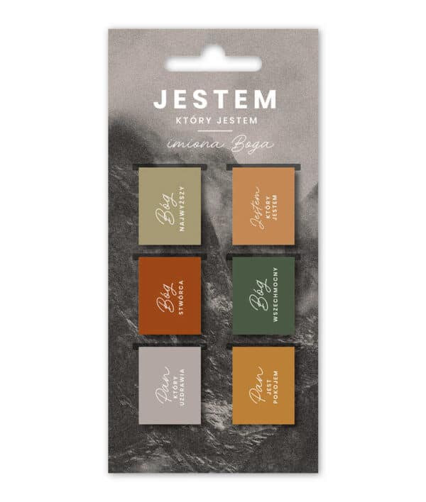 Zakładki magnetyczne – Jestem Który Jestem (6 szt.)