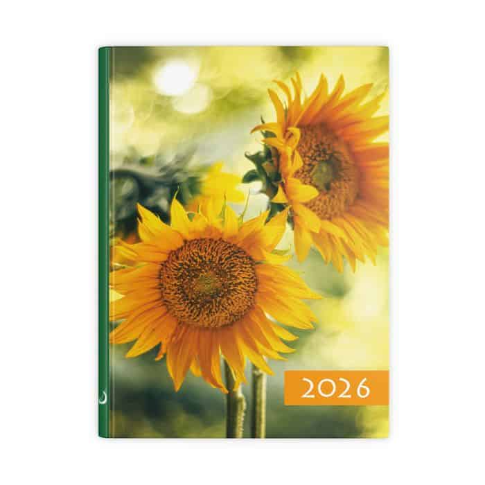 kalendarz 2026 B7 słoneczniki