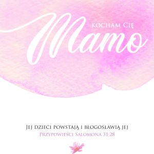 Kartka – Kocham Cię, Mamo