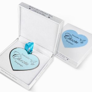 Pamiątka chrztu niebieska