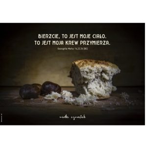 Plakat Wielki Czwartek – stół