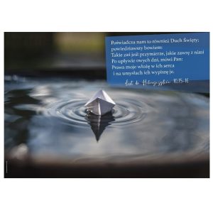 Plakat – Zesłanie Ducha Świętego – łódka