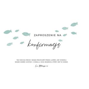 Zaproszenie na konfirmację wzór 1/21