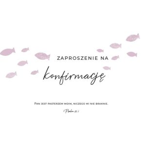 Zaproszenie na konfirmację wzór 3/21