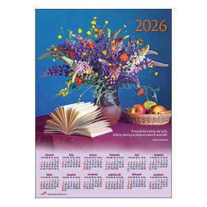 kalendarz 2026 – plakat średni bukiet
