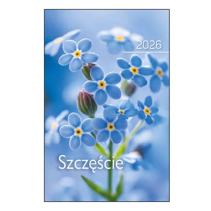 kalendarzyk kieszonkowy 2026 kwiat