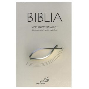 Biblia z rybką szara