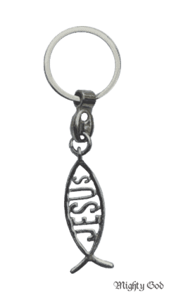 Brelok metalowy – Jesus duży