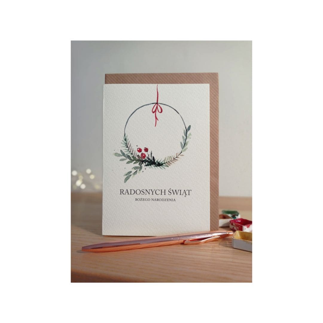 Karnet – BN – wianek