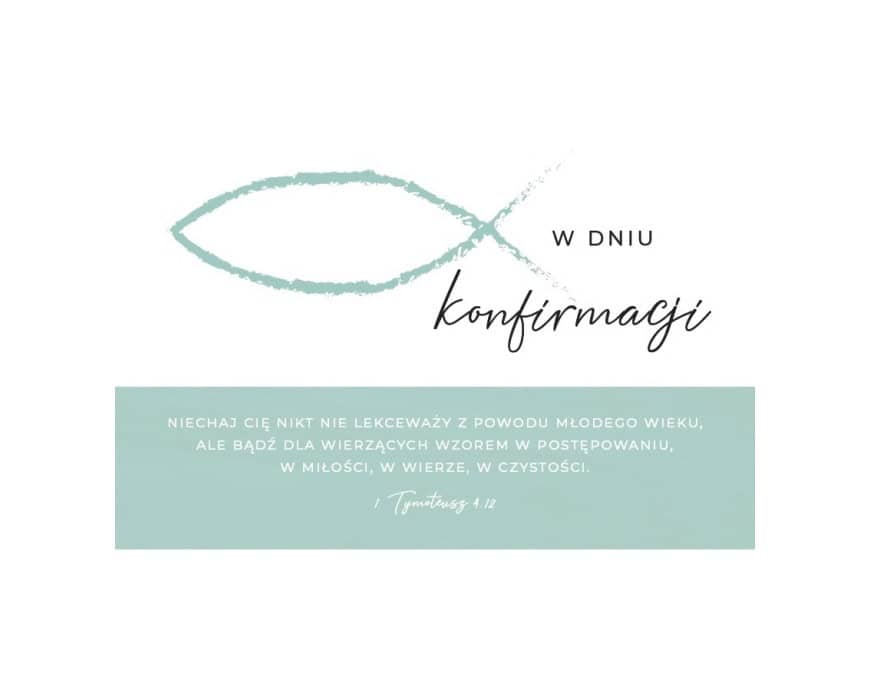 Kartka W dniu konfirmacji – wzór 2/21