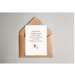 Kartka – Przykazanie miłowania bliźniego..