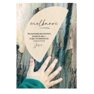 Plakat Wielkanoc – drzewo