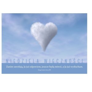 Plakat – niedziela wieczności – serce