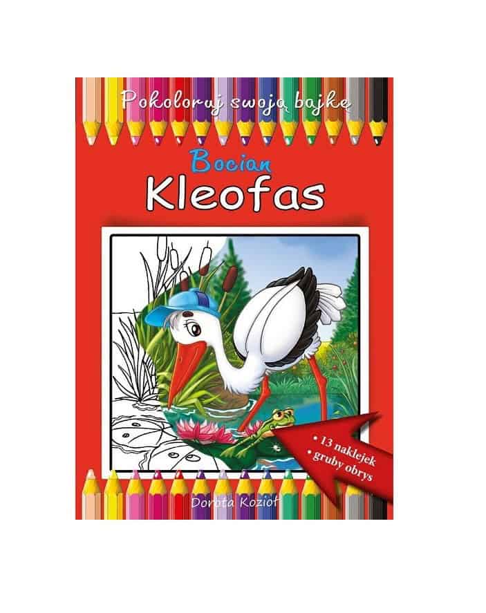 Pokoloruj swoją bajkę. Bocian Kleofas