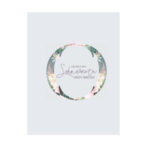 Świadectwo chrztu – 3 kwiaty