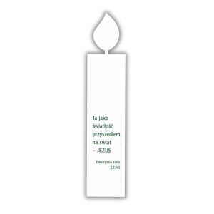 Świeca –  zielona