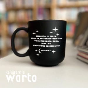 kubek Rozkoszuj się czarny