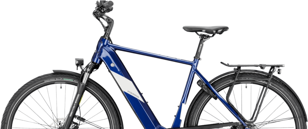 Modernes E-Bike im Fahrradgeschäft Weigl Zweiradzentrale Sindelfingen.