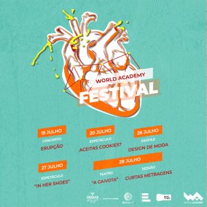 Evento de festival com várias atividades e palestras de moda.