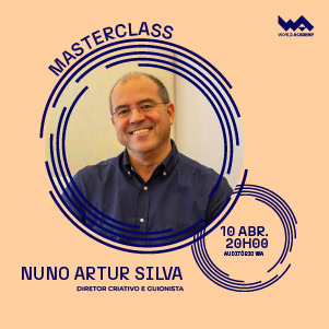 Imagem de Nuno Artur Silva, convidado especial da Masterclass no World Academy.