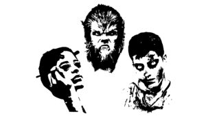 Ilustração estilizada de pessoas com rostos expressivos para destaque em educação e crescimento pessoal.