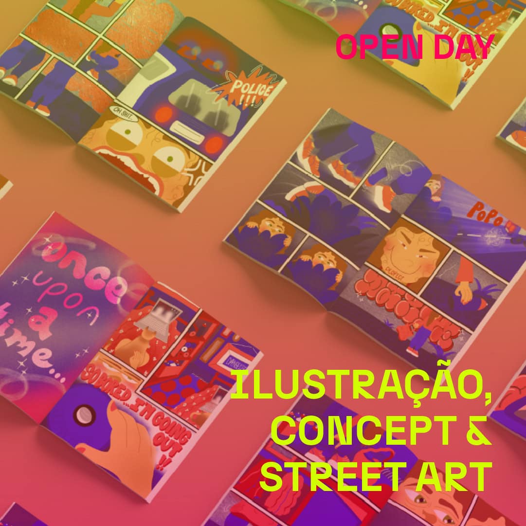 Cómics, ilustrações e arte urbana criativa.