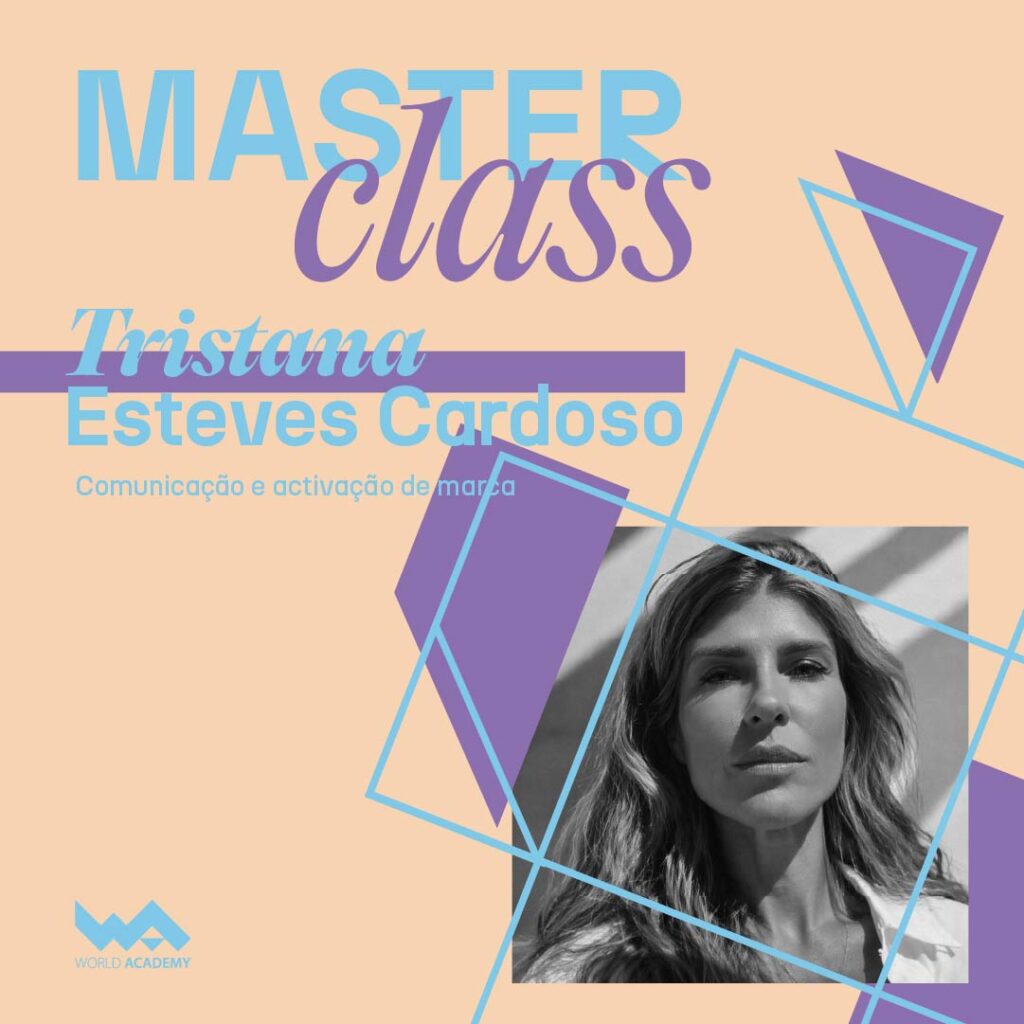 Masterclass com Tristana Esteves Cardoso sobre comunicação e ativação de marca.