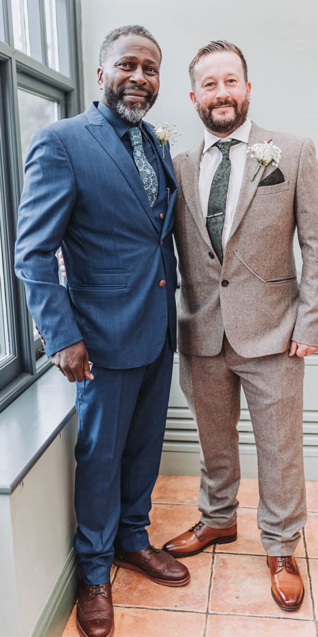 Guests enjoying drinks reception at Titchwell Manor – Norfolk wedding photographer