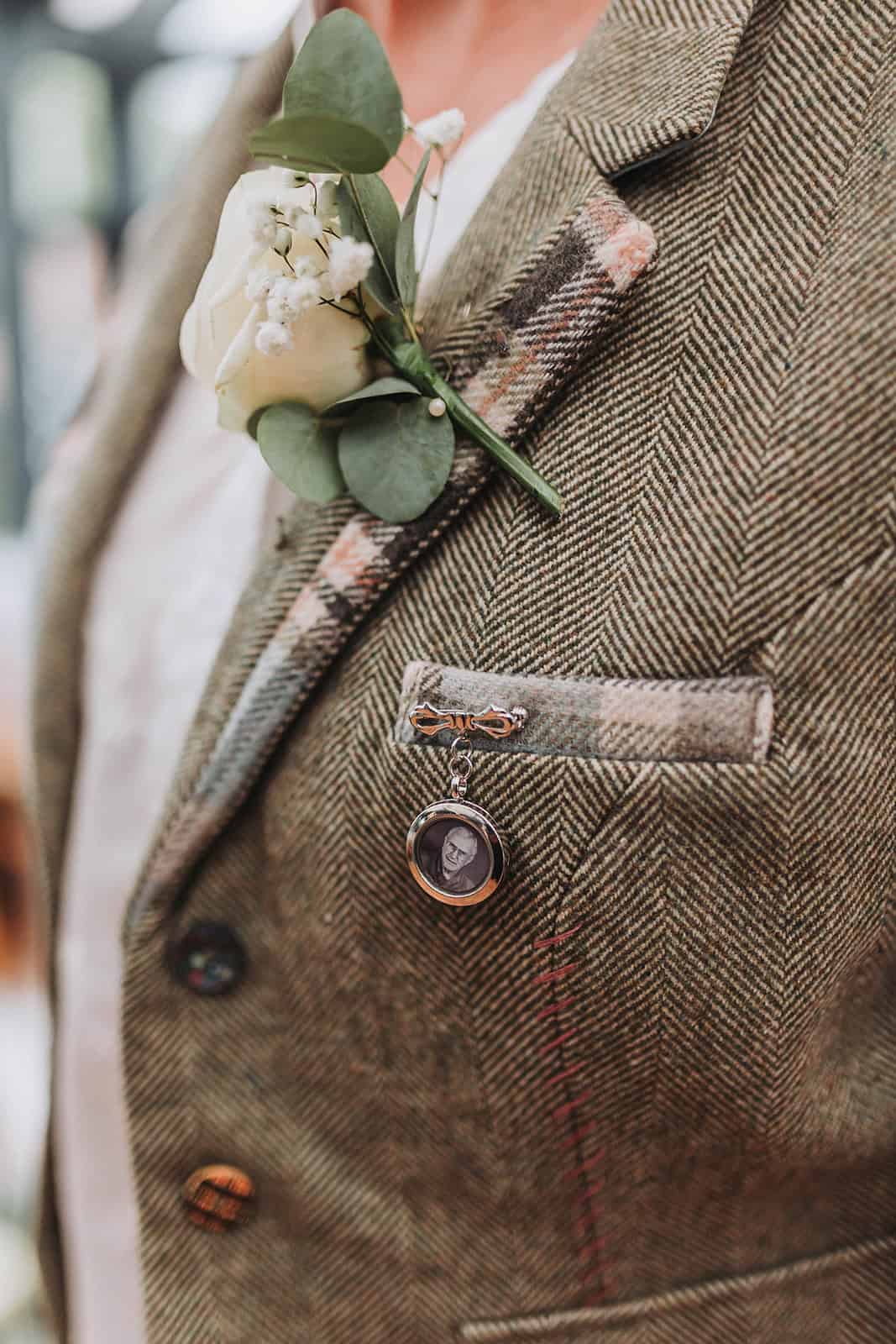 LGBTQ couple portrait in coastal gardens at Titchwell Manor – Norfolk wedding photographer”