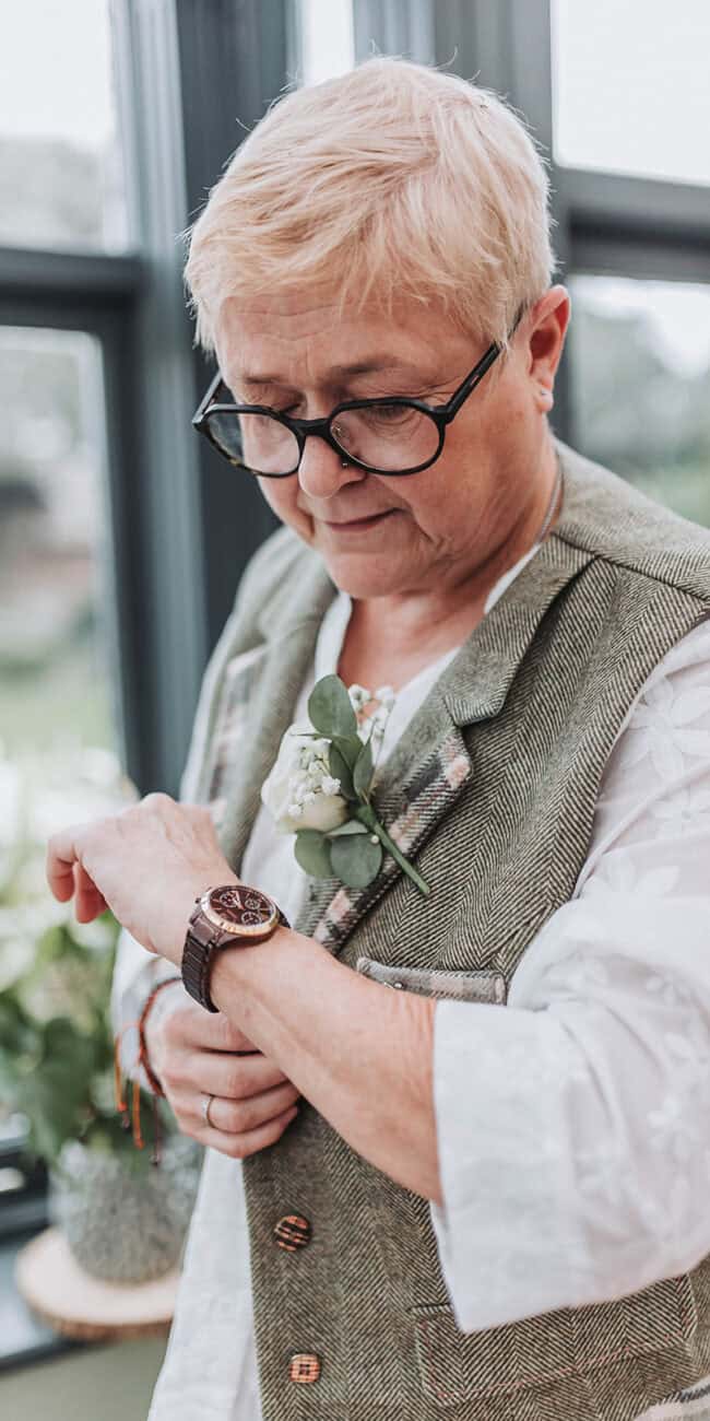 Guests enjoying drinks reception at Titchwell Manor – Norfolk wedding photographer