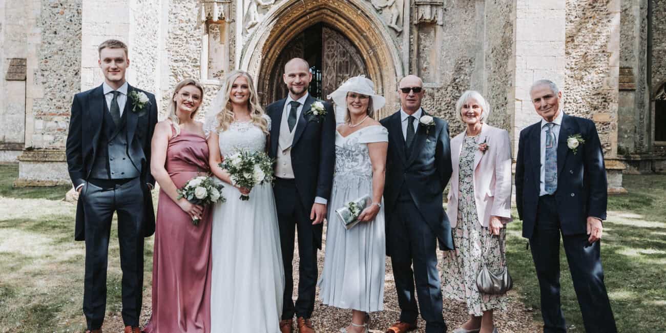 Laura and Oscar Salle Moor Farm wedding