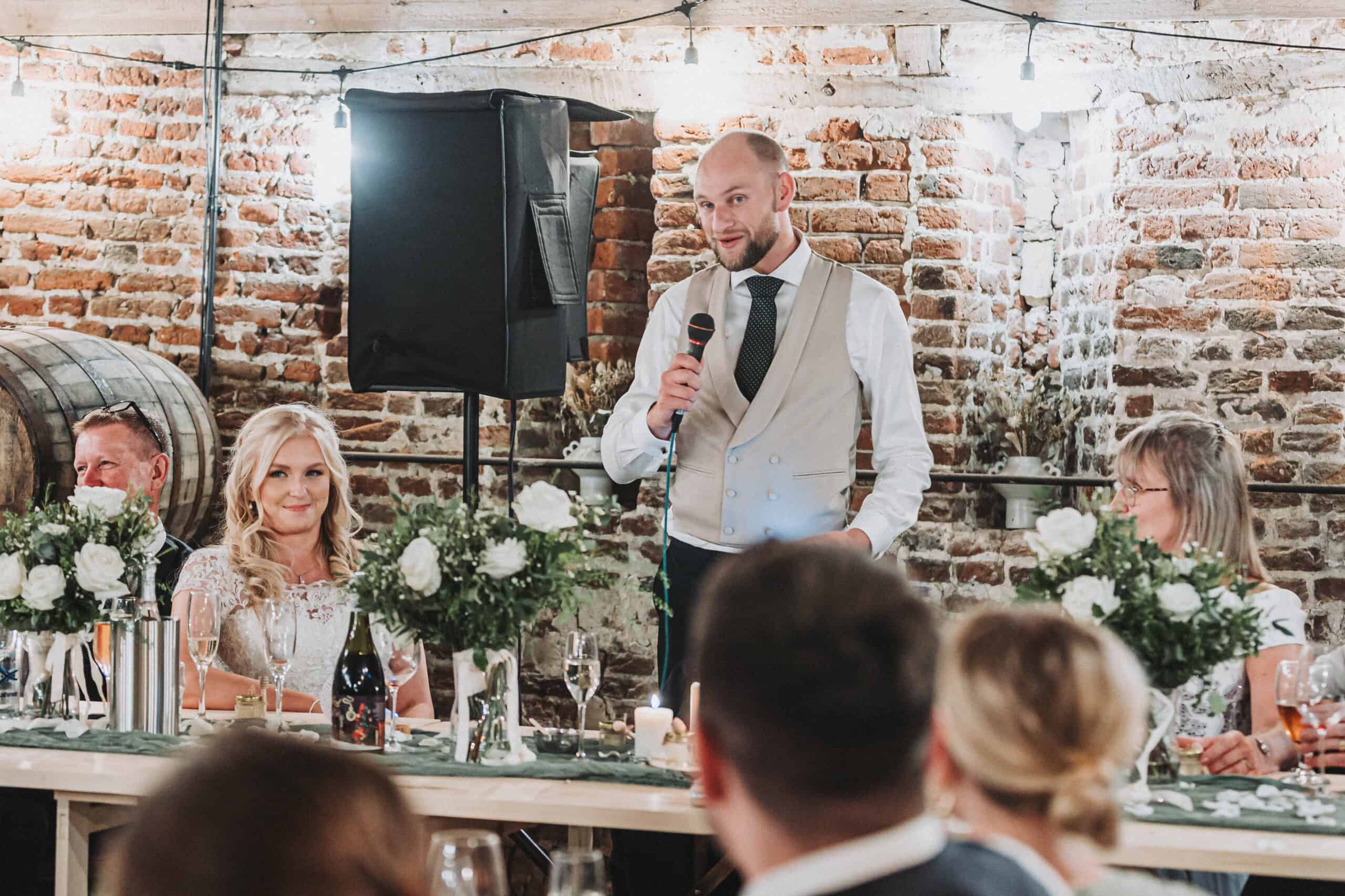 Laura and Oscar Salle Moor Farm wedding