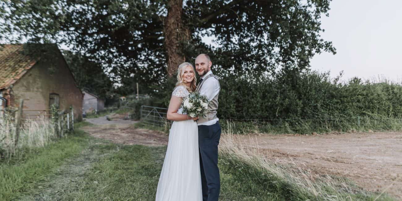 Laura and Oscar Salle Moor Farm wedding
