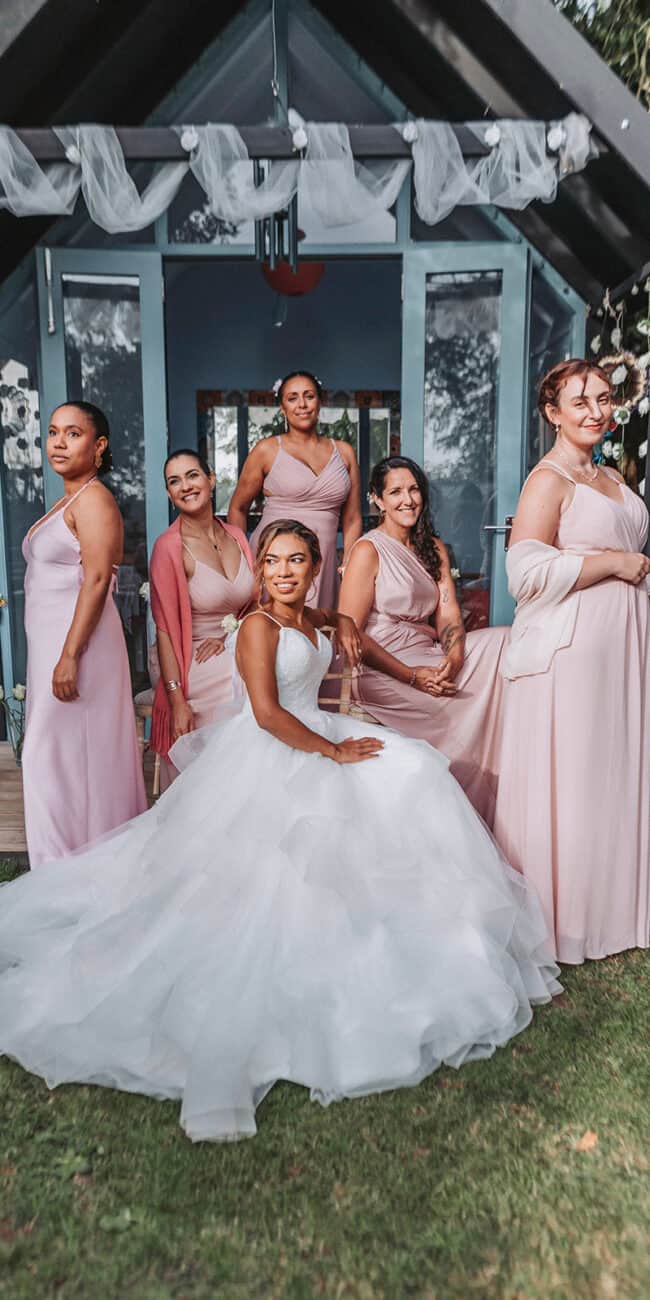 milla and her bridesmaids - norfolk wedding photographer