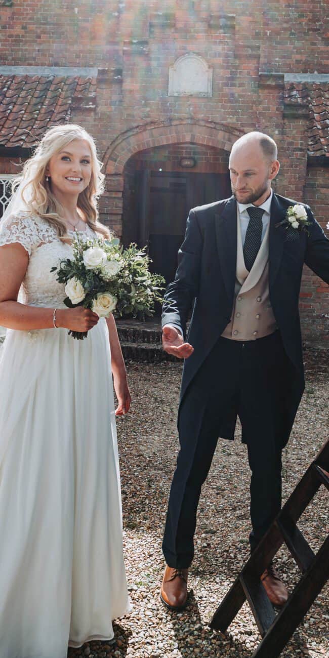 Laura and Oscar Salle Moor Farm wedding