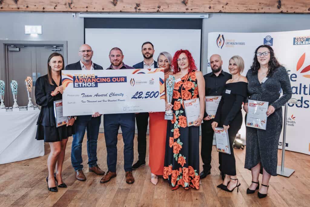 Life Health Foods awards ceremony peterborough haycock manor