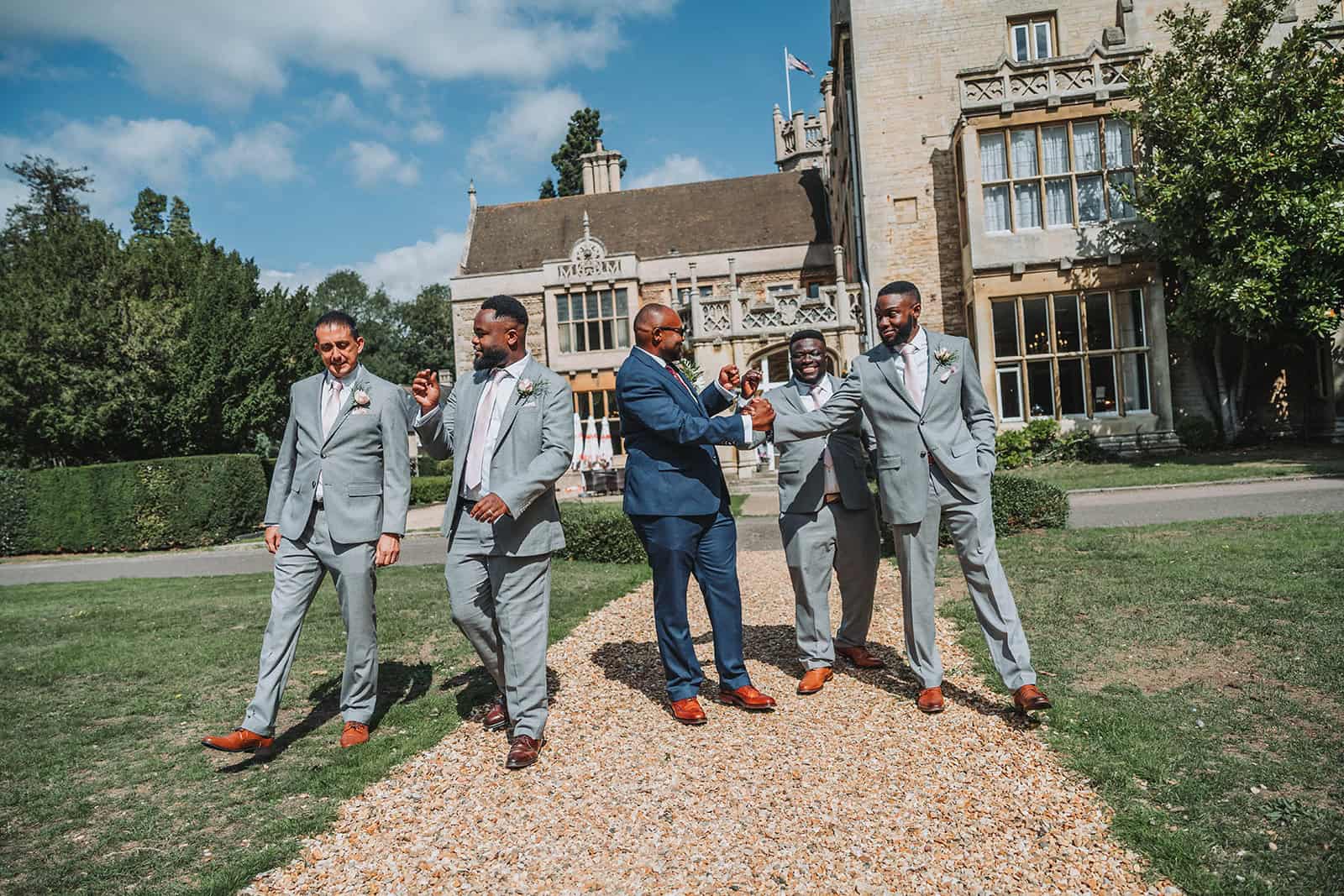 cambridgeshire wedding photographer the groomsmen