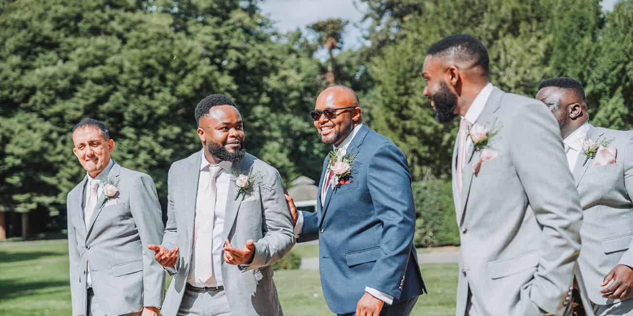 cambridgeshire wedding photographer groom haycock manor