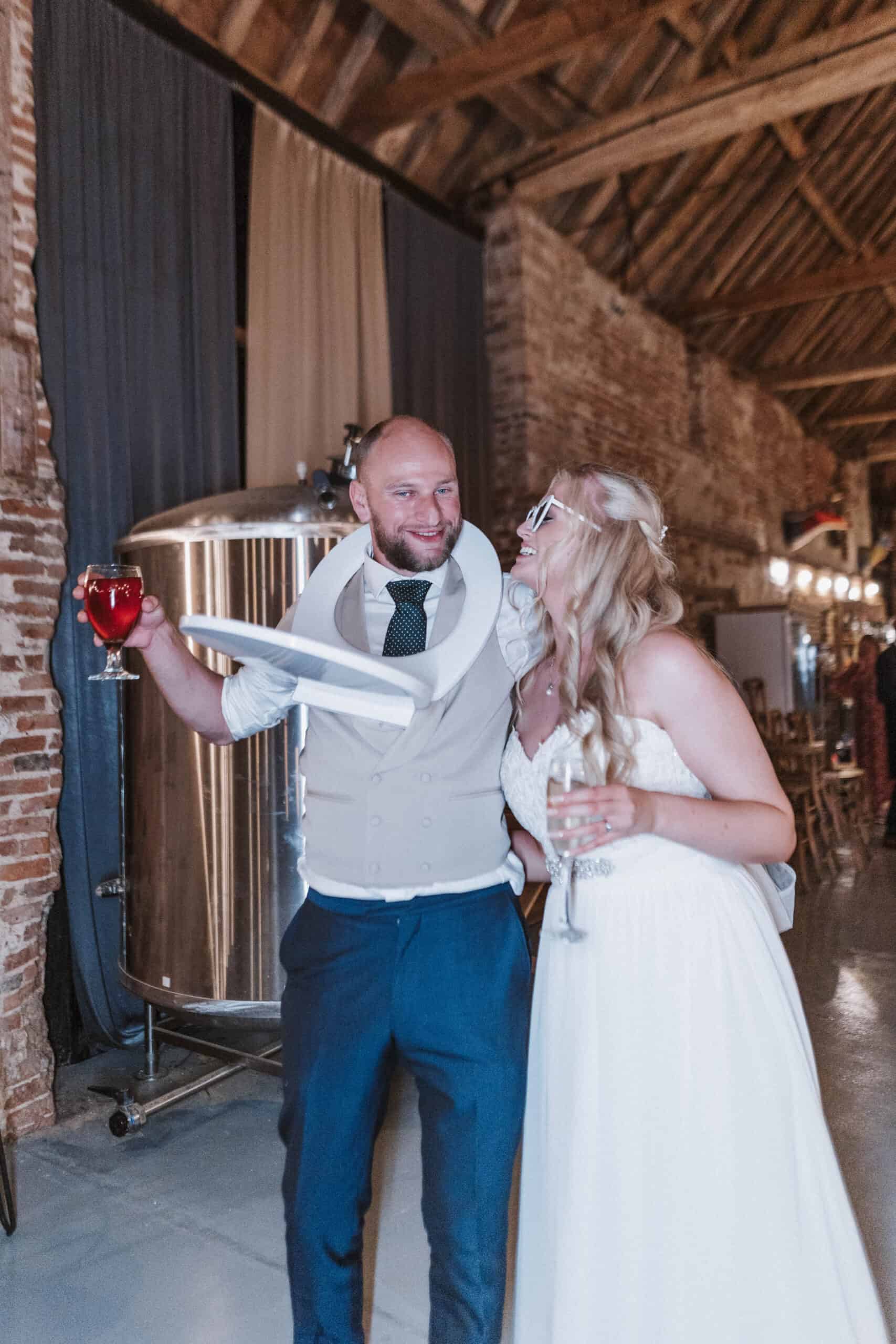 Laura and Oscar Salle Moor Farm wedding