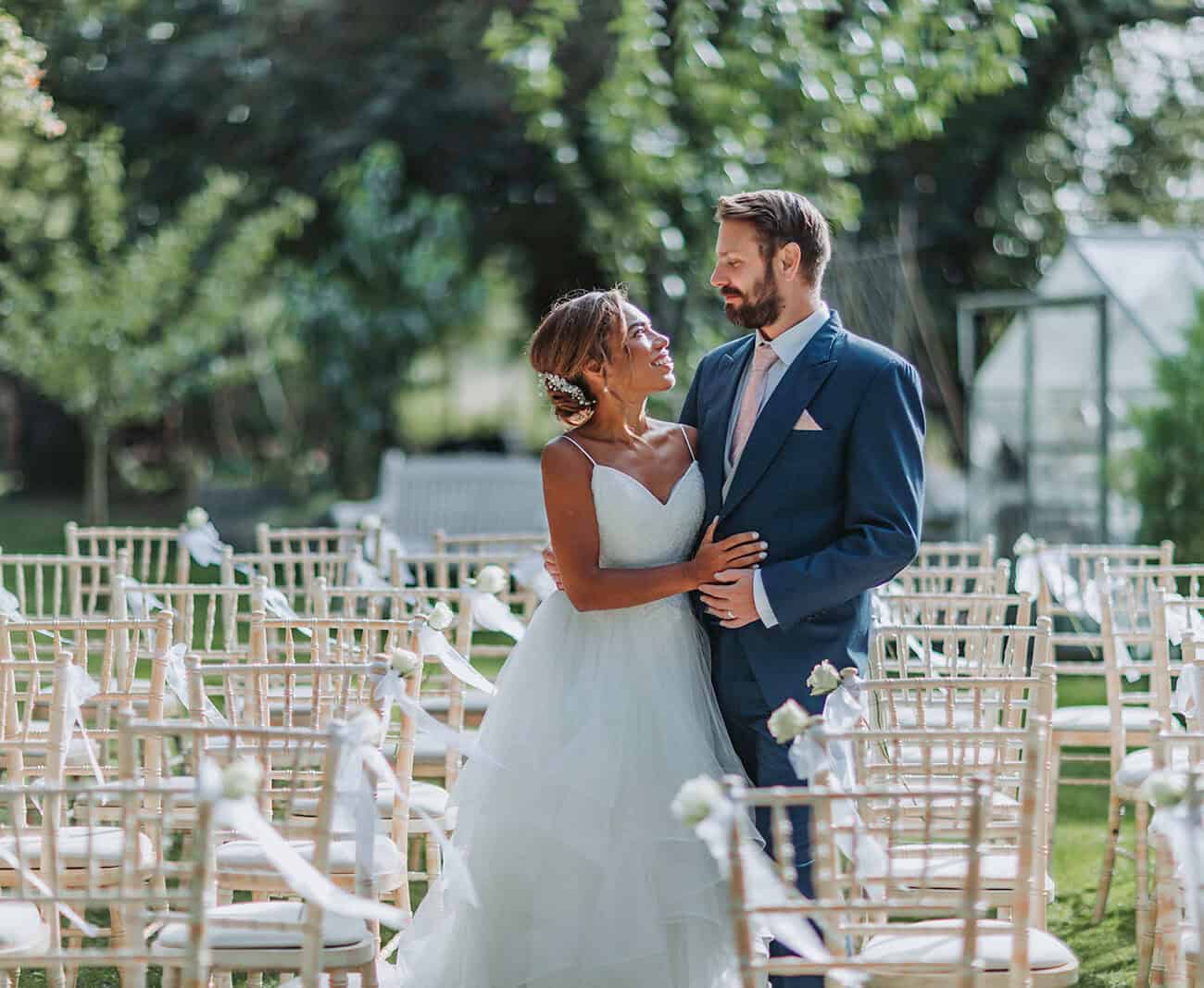 the couple bride and groom - norfolk wedding photographer