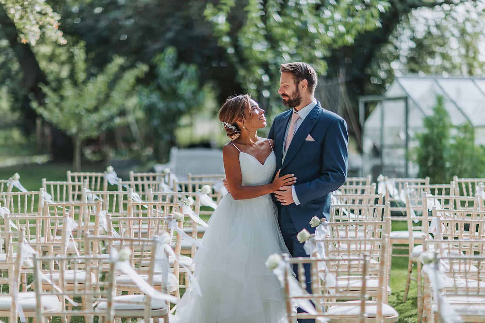 the couple bride and groom - norfolk wedding photographer