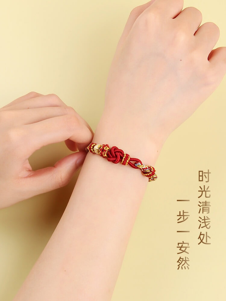 幸福美滿！同心同德桃花手繩：圖片 2