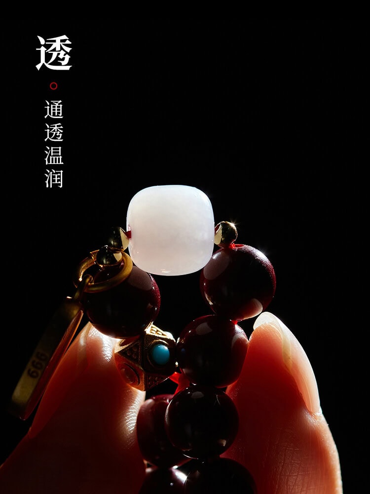 錦年鴻福福牌硃砂手鏈：圖片 4