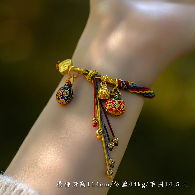 祥瑞獸男女生肖專屬五彩繩編織流轉手繩：圖片 4
